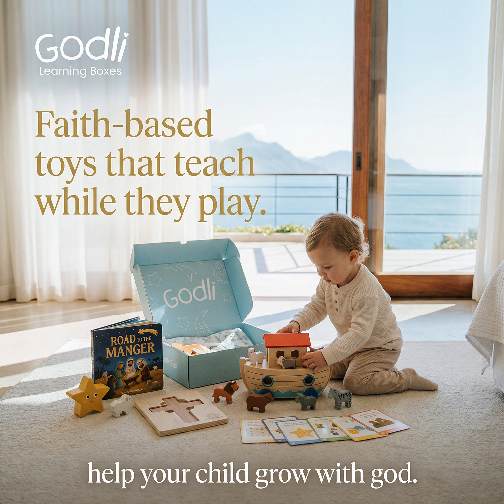 Godli Facebook ad: Help Your Child Grow With God