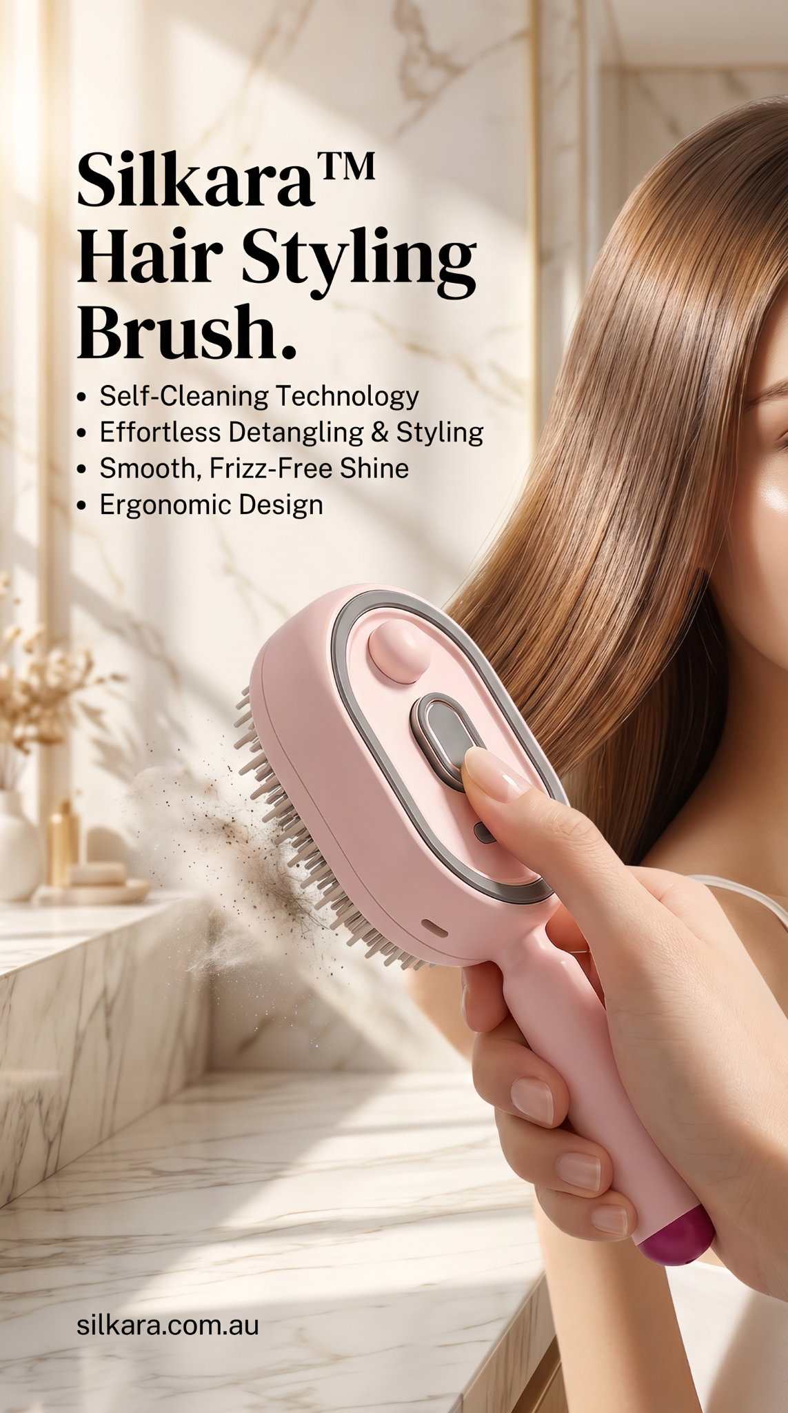 Silkara Facebook ad: Smooth Hair Fast