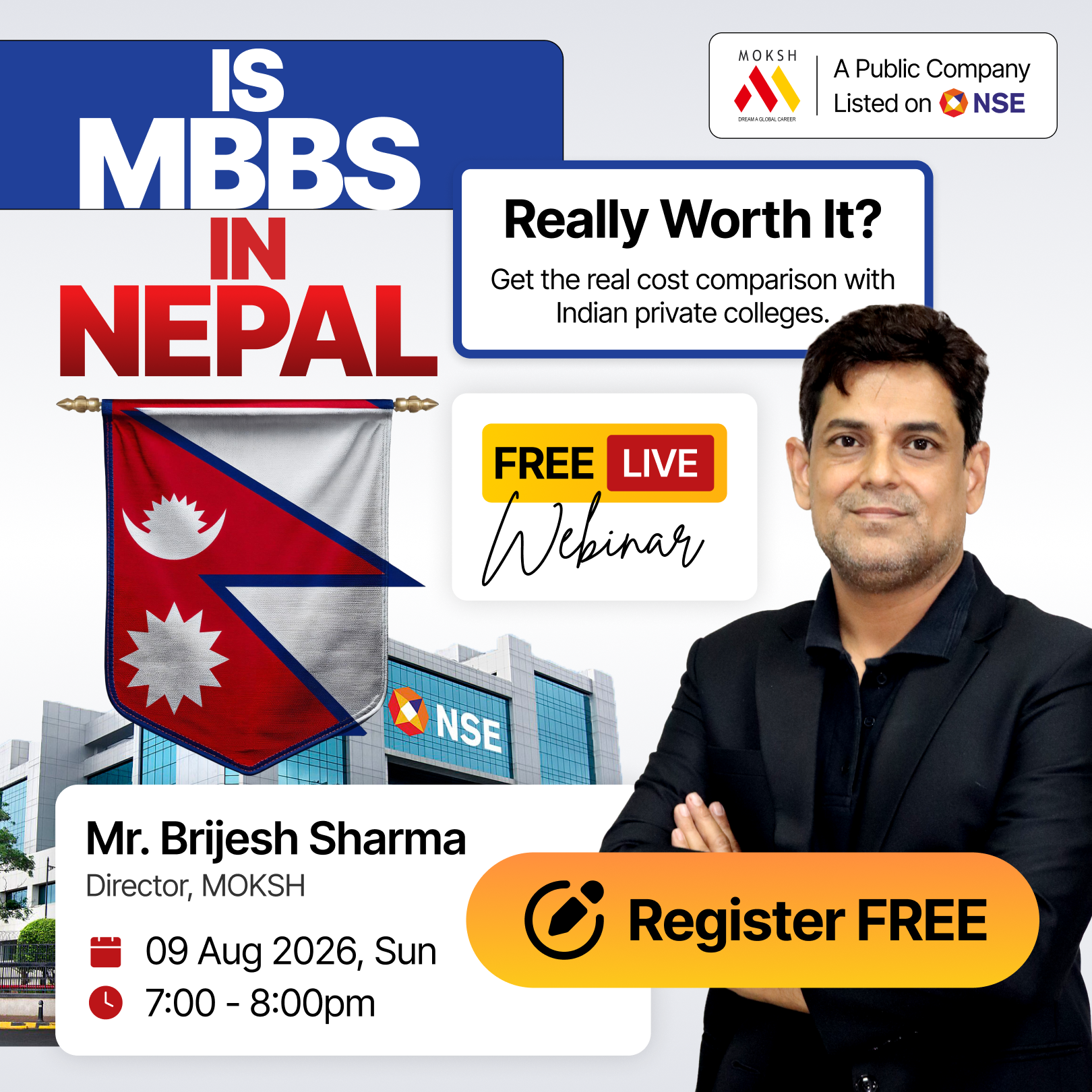 MOKSH Career Planner Facebook ad from Jul 31, 2026