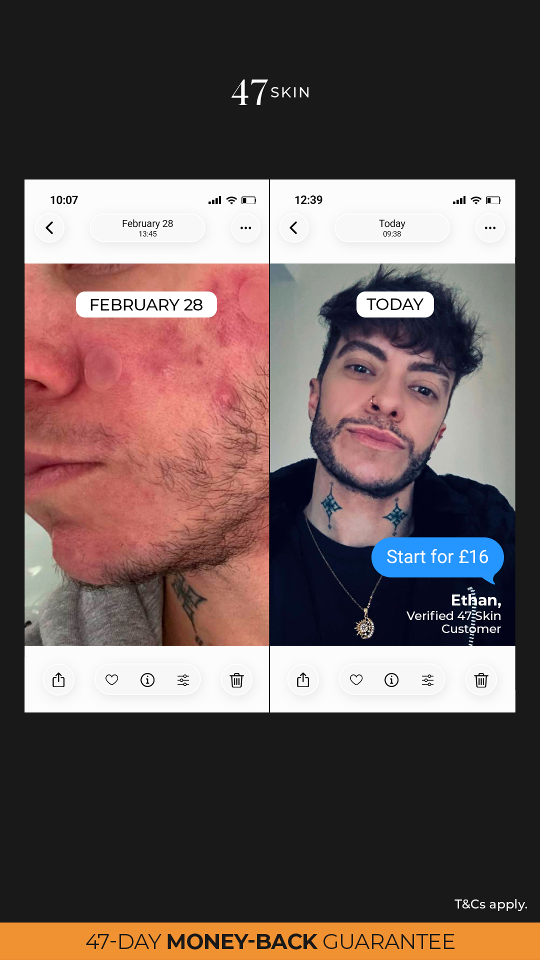 47Skin Facebook ad