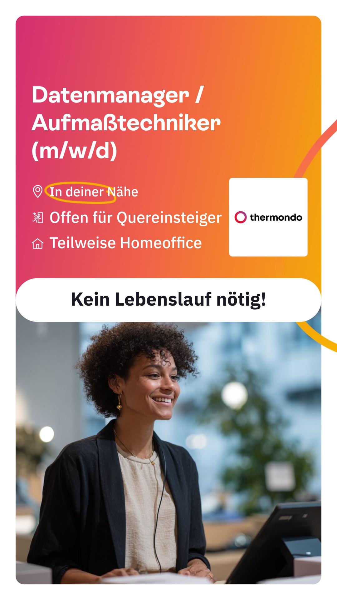 HeyJobs - Deinen nächsten Job in nur wenigen Klicks Facebook ad