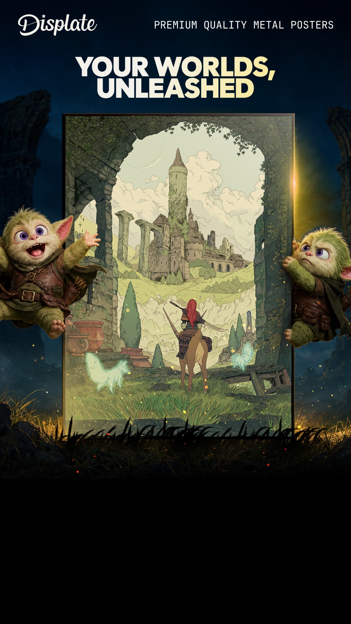 Displate Facebook ad