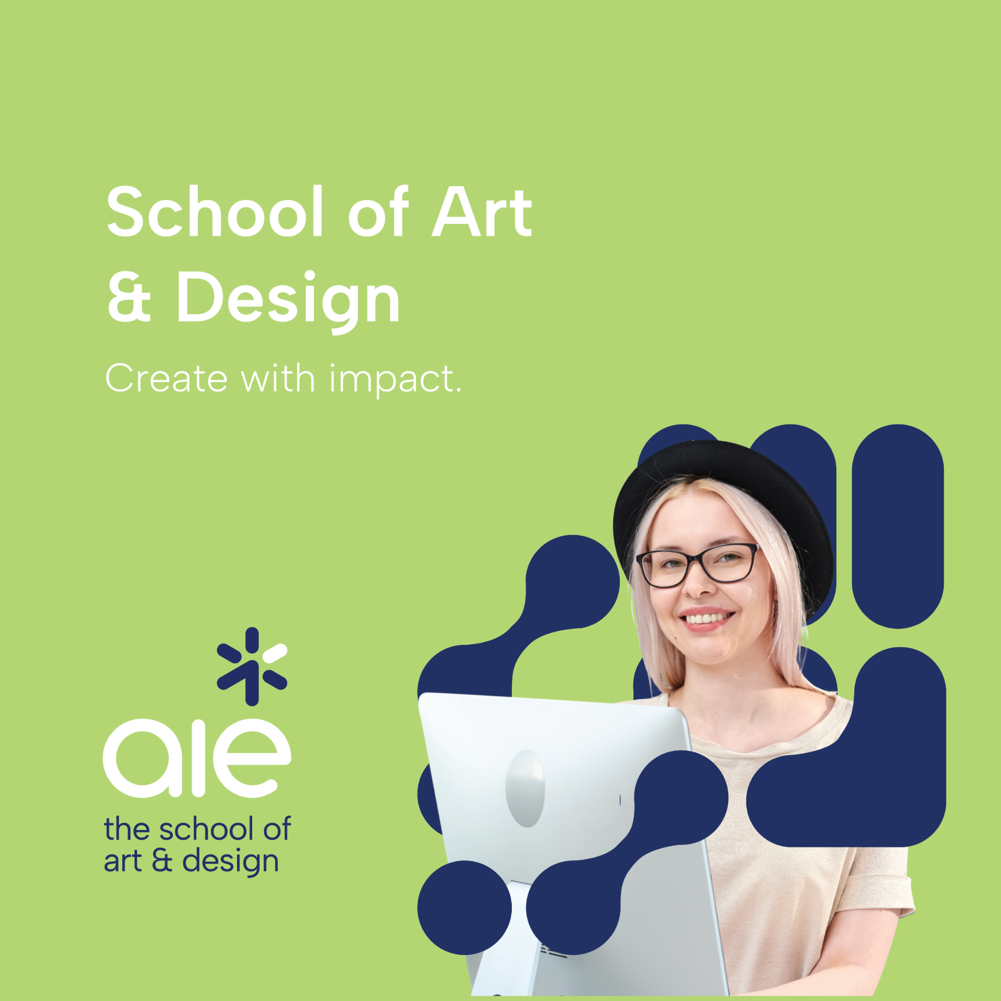 AIE The School of Art & Design Facebook ad: Applications for 2026 are now open!