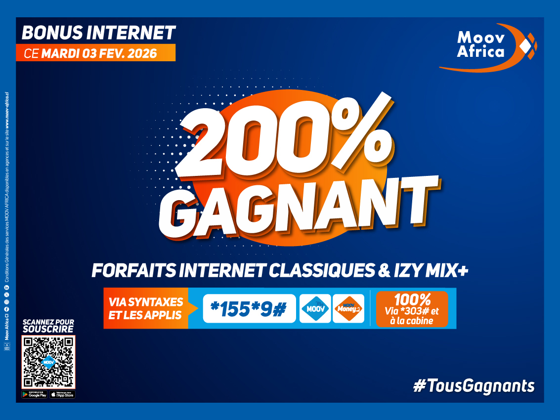Moov Africa CI Facebook ad