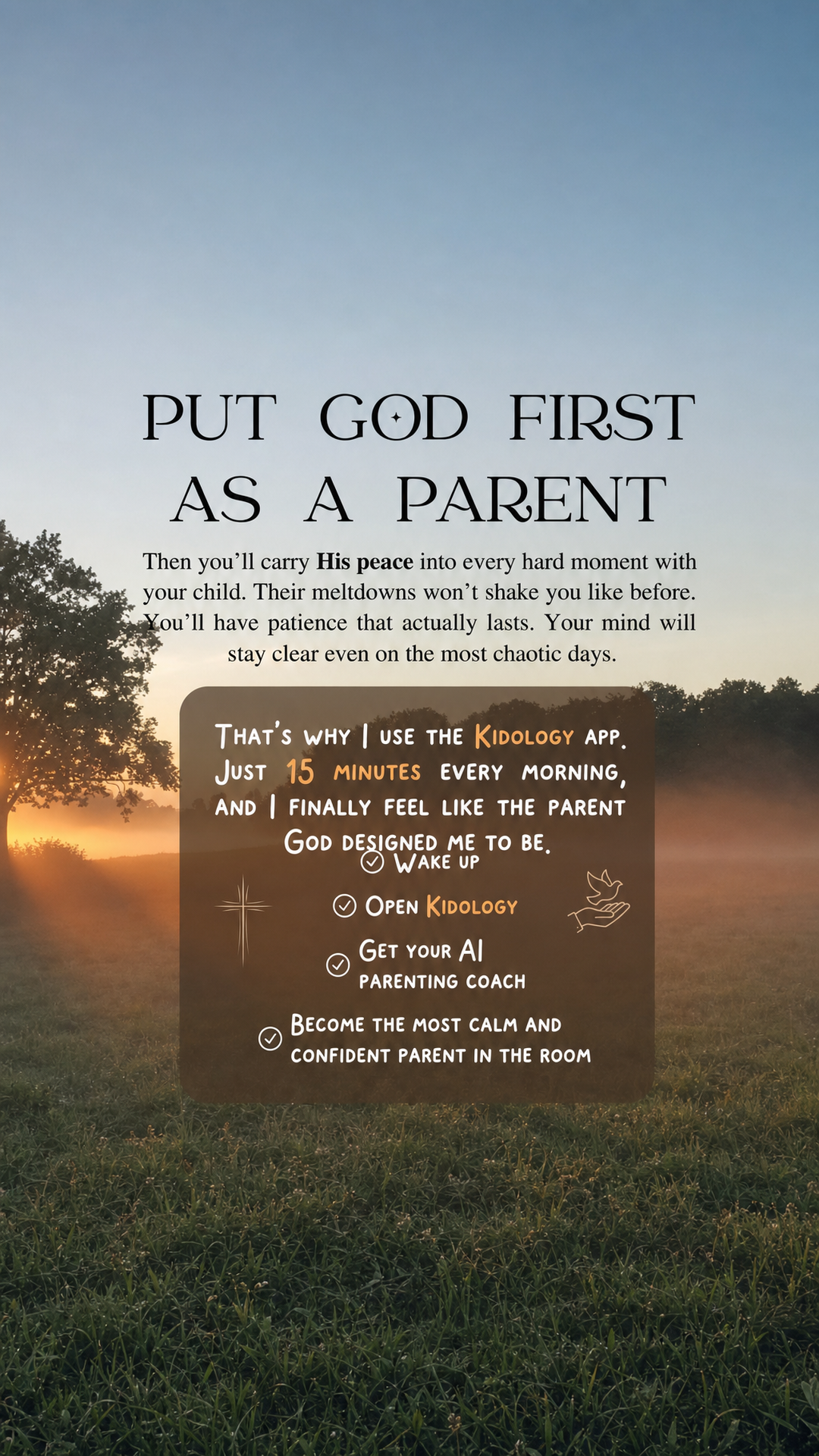 Kidology - Raising with faith Facebook ad