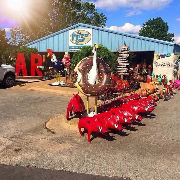 Pottery shop Facebook ad: It’s a great day to visit The Pottery…