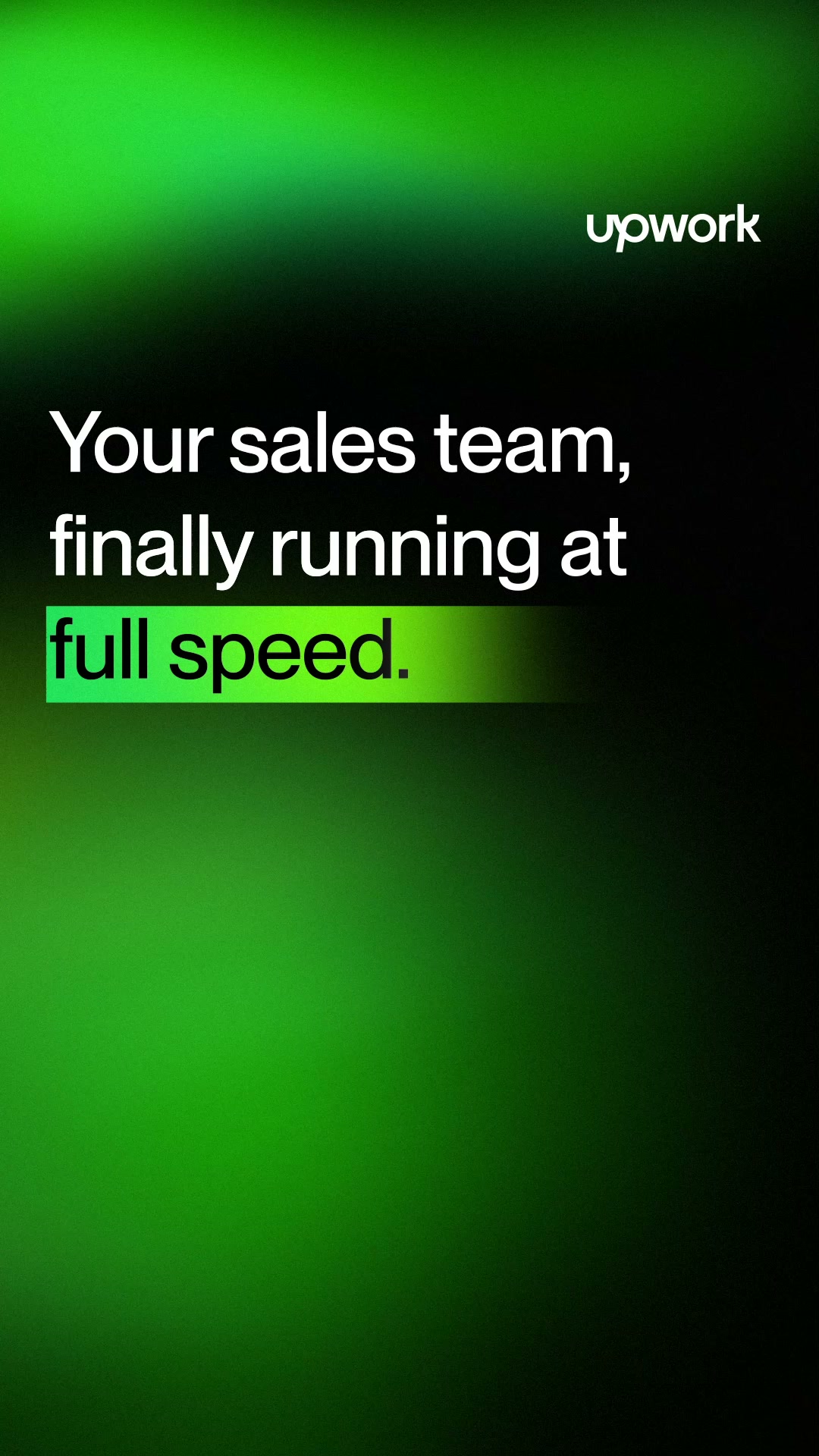 Upwork Facebook ad: Find AI automation specialists