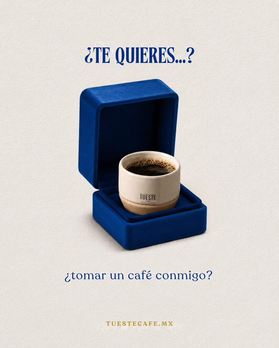 Tueste Café Facebook ad: ¿Hay algo mejor que un buen café? Envío gratis arriba de…