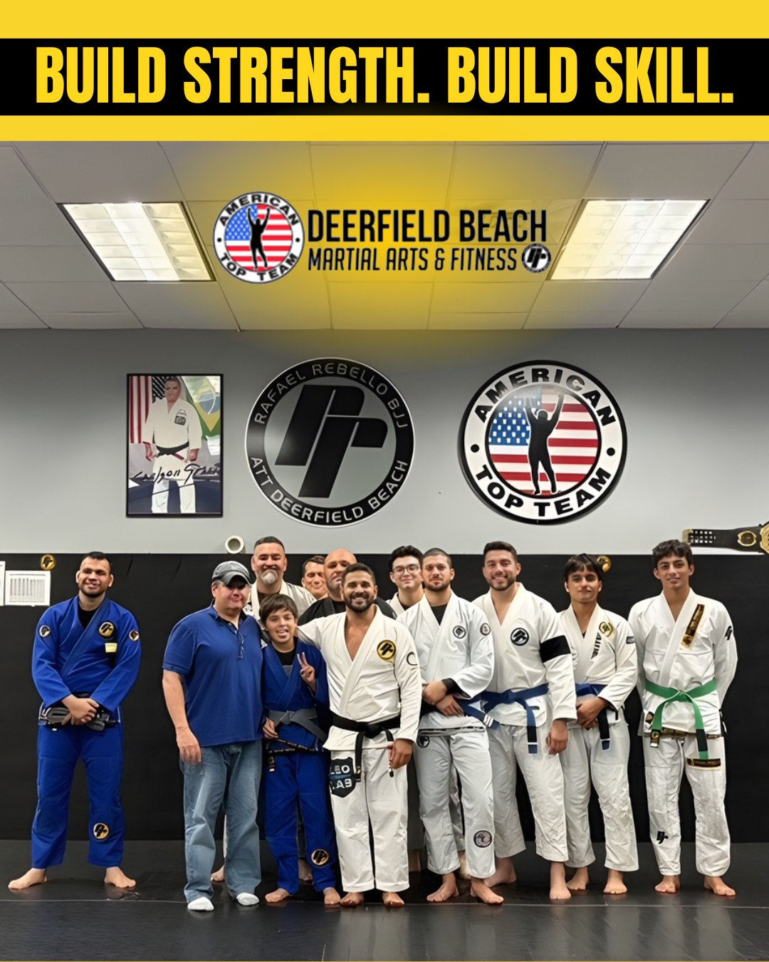 American Top Team Deerfield Facebook ad: From white to black belt dreams, American Top…