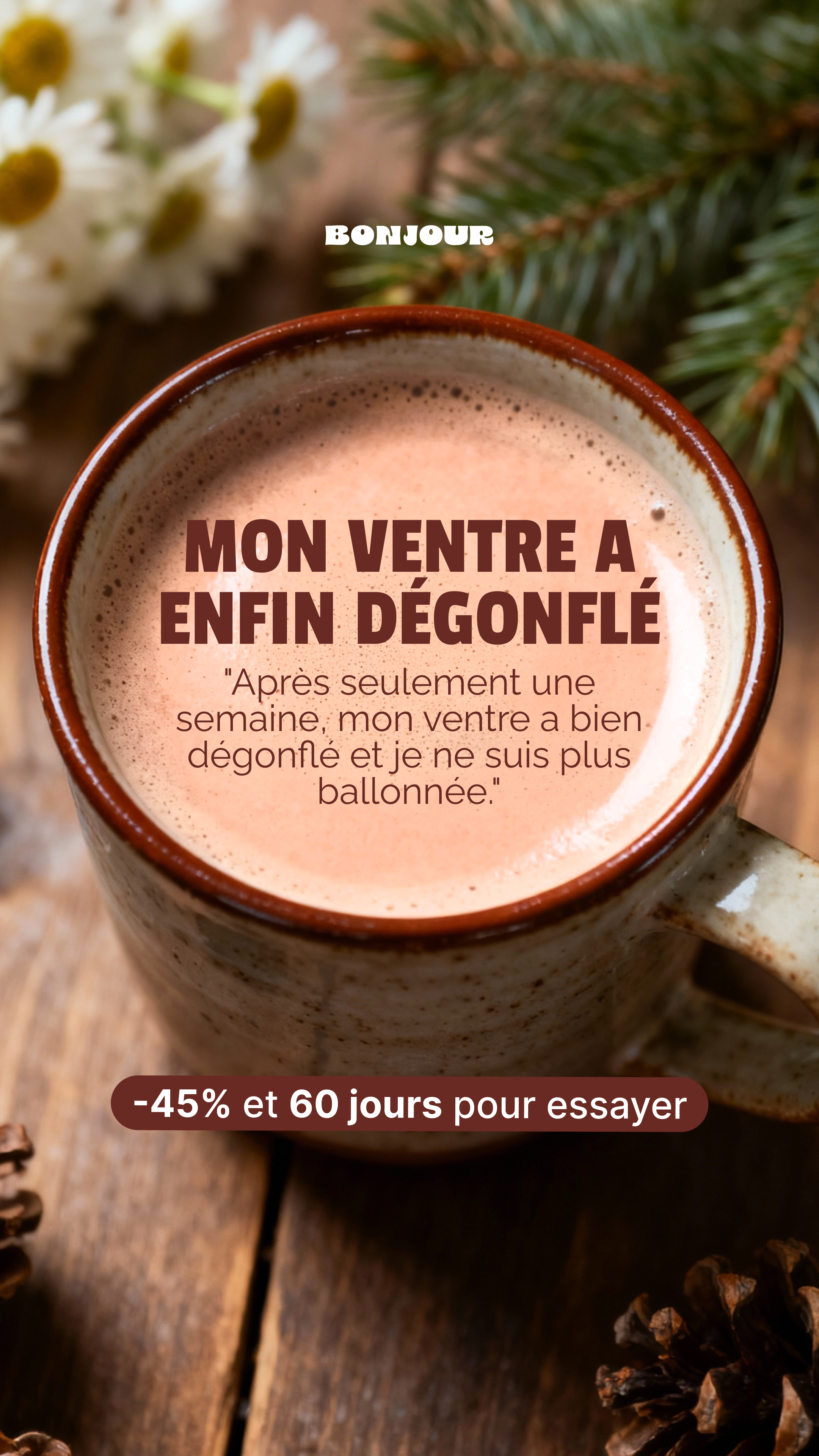 Bonjour Facebook ad
