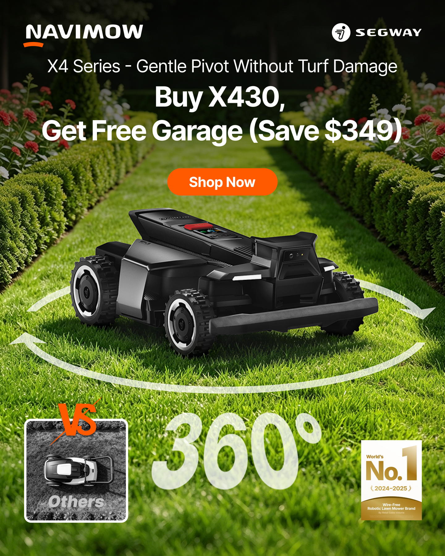 Segway Navimow Facebook ad from Jun 12, 2026