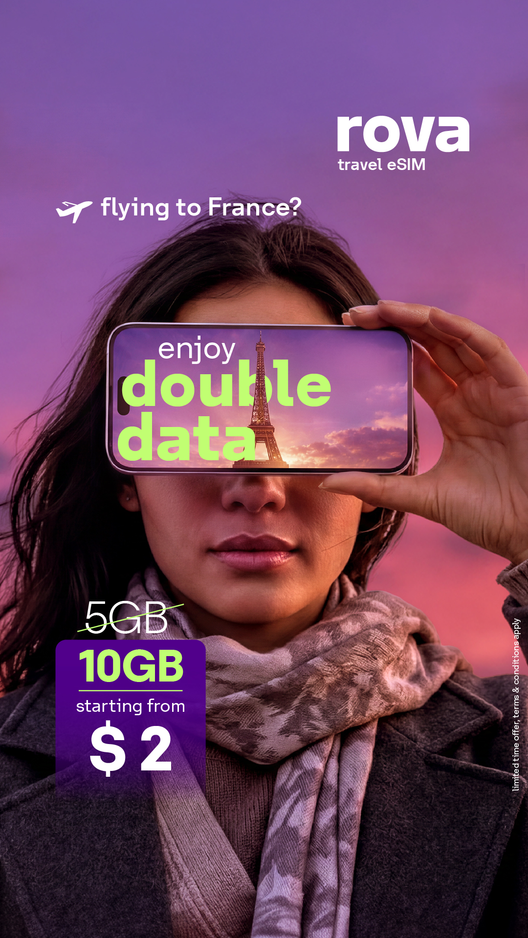 Rova-esim Facebook ad