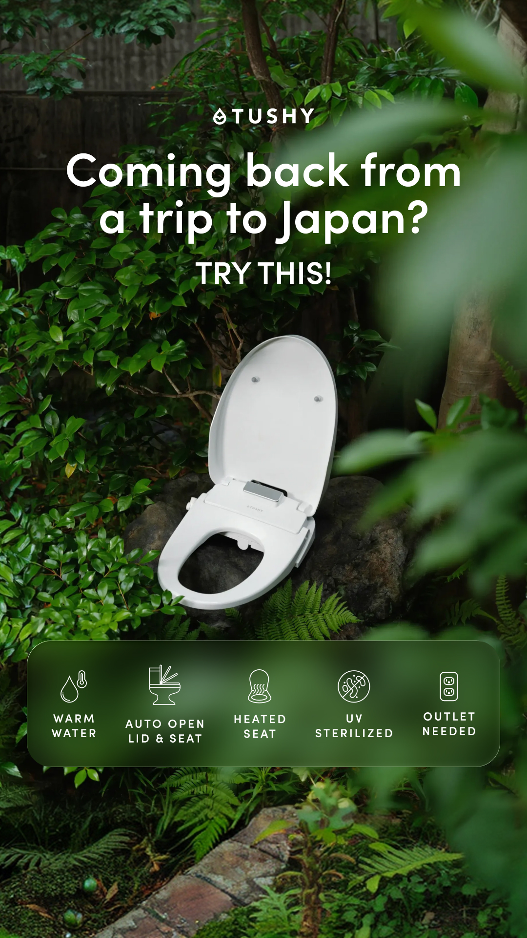 TUSHY Facebook ad