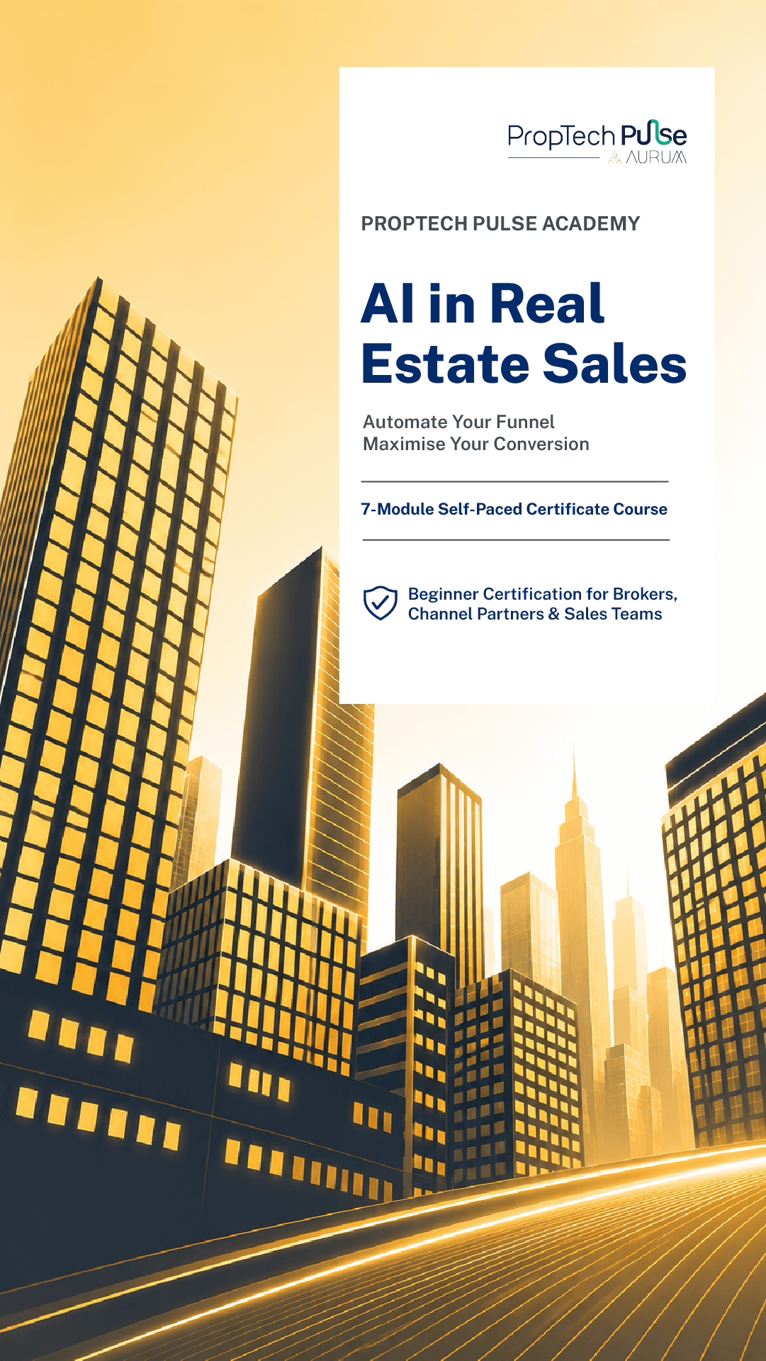 Aurum PropTech Limited Facebook ad: AI in Real Estate Sales