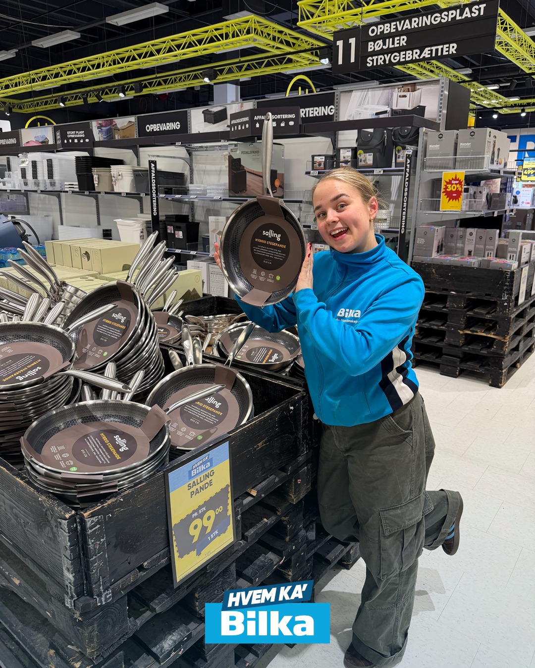 Bilka Facebook ad: Se mere i avisen