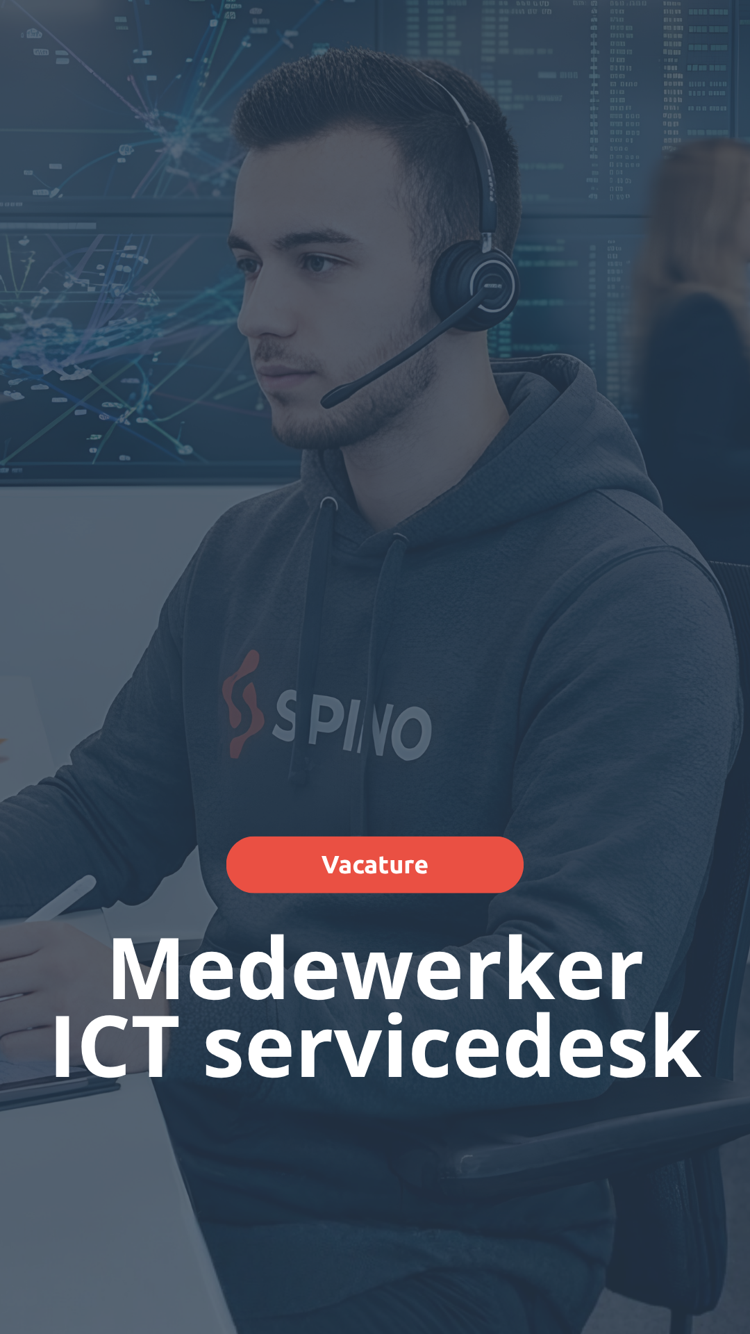 SPINO Managed Services Facebook ad: Vacature: Medewerker ICT Servicedesk (Nieuwegein)