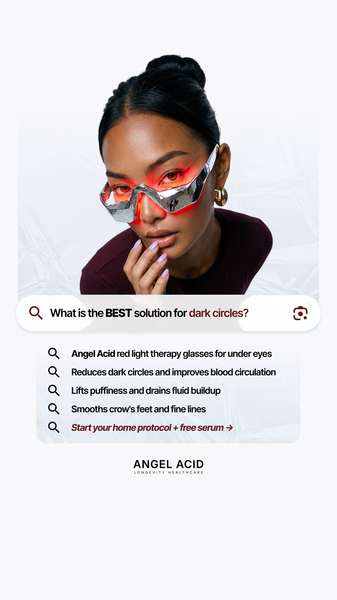 ANGEL ACID Facebook ad from May 2, 2026