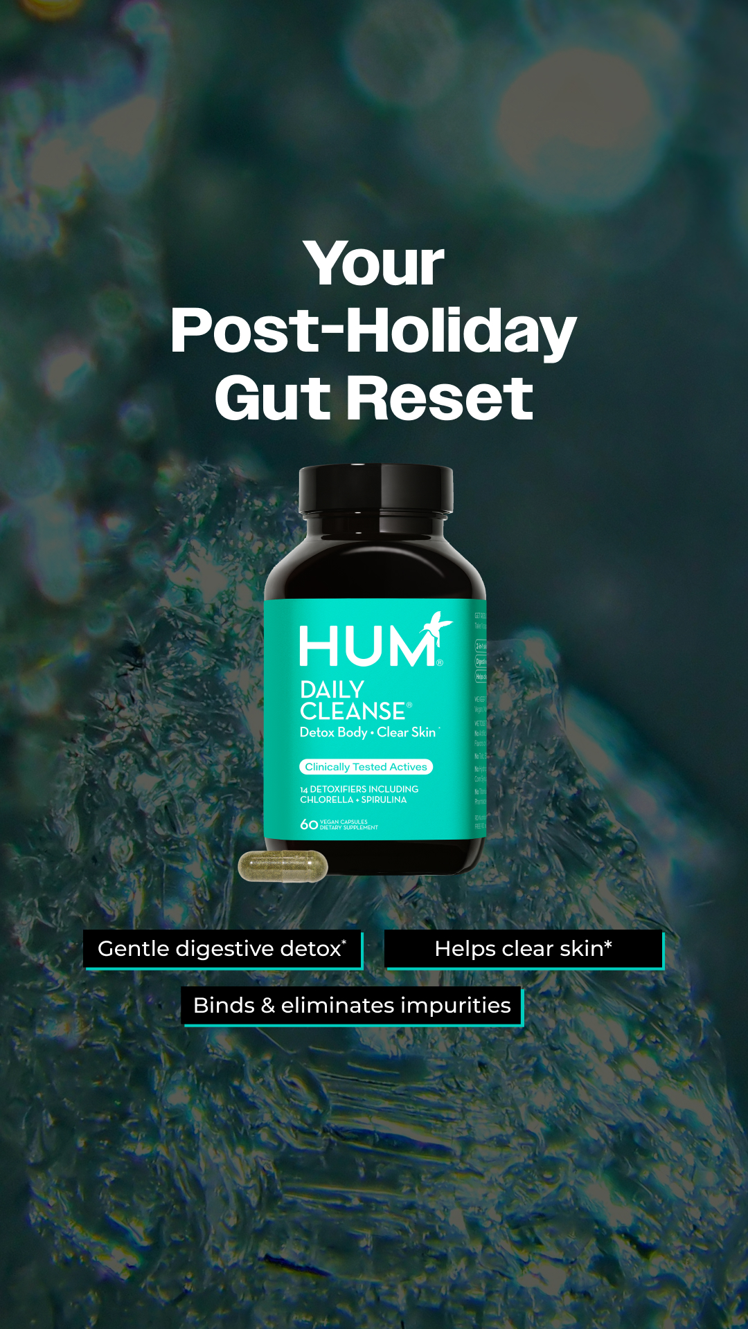 HUM Nutrition Facebook ad