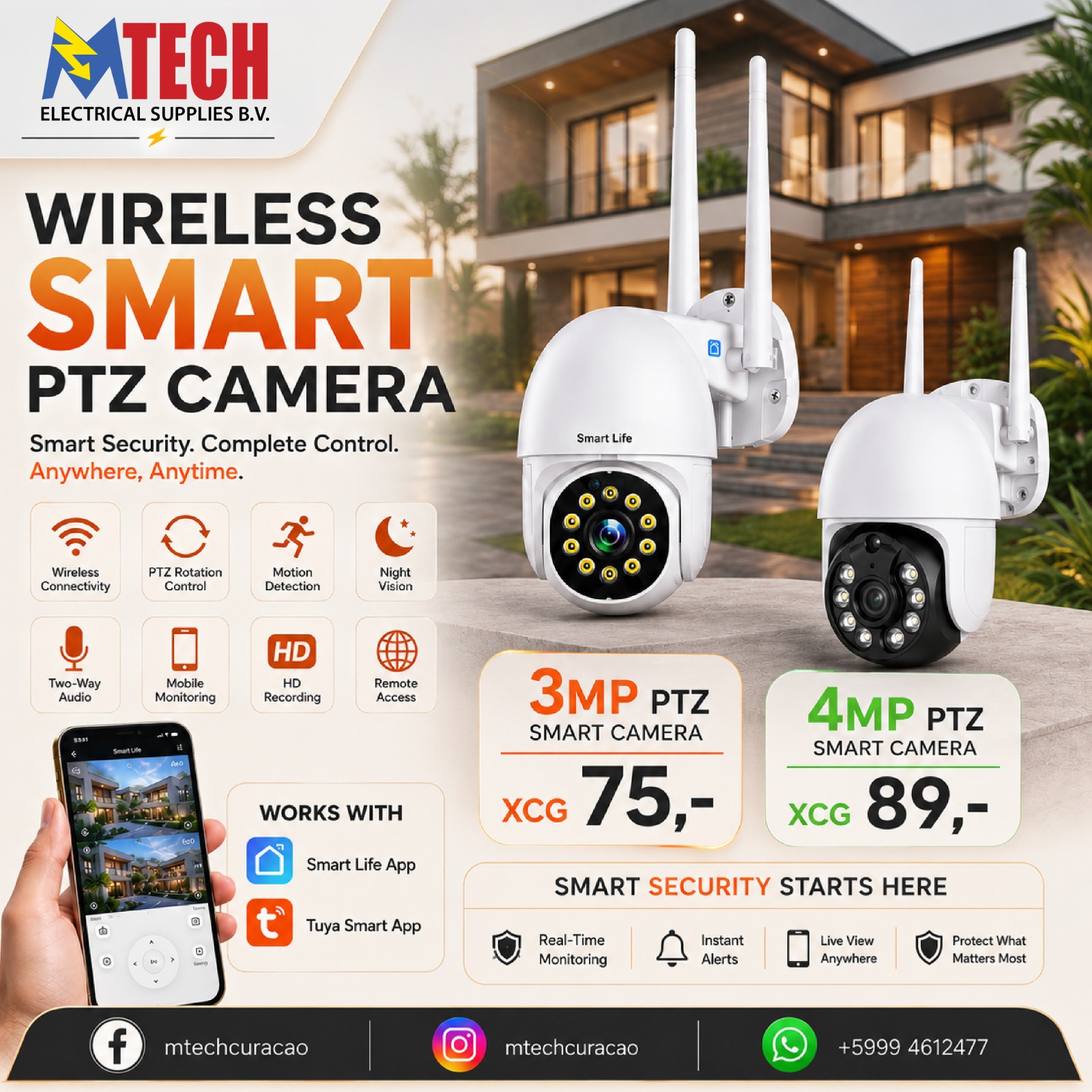 Mtech Electrical Supplies Curaçao Facebook ad