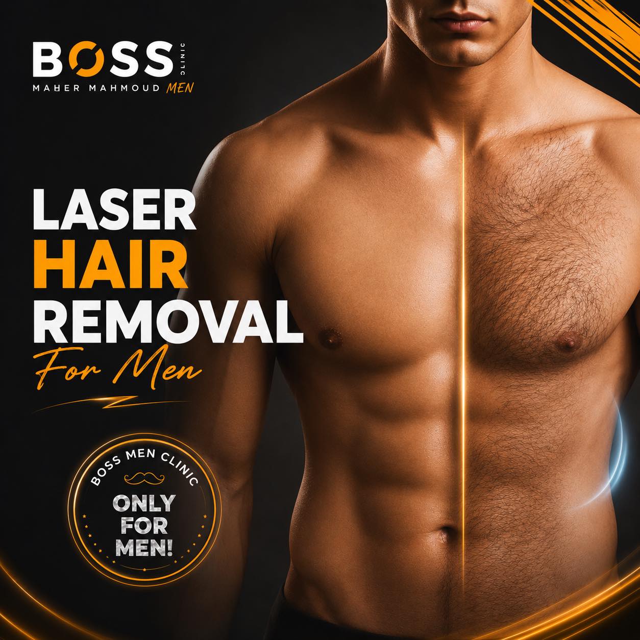 BossMen Clinic Facebook ad