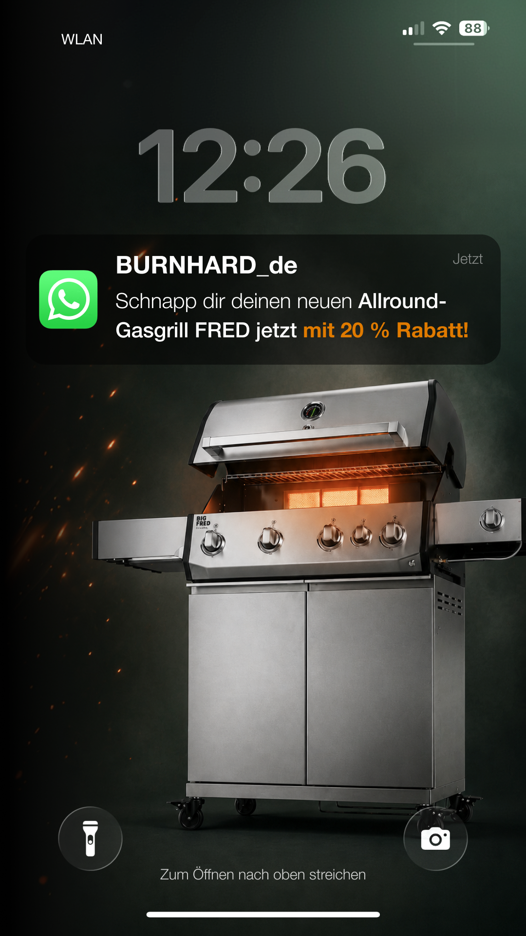 BURNHARD Facebook ad