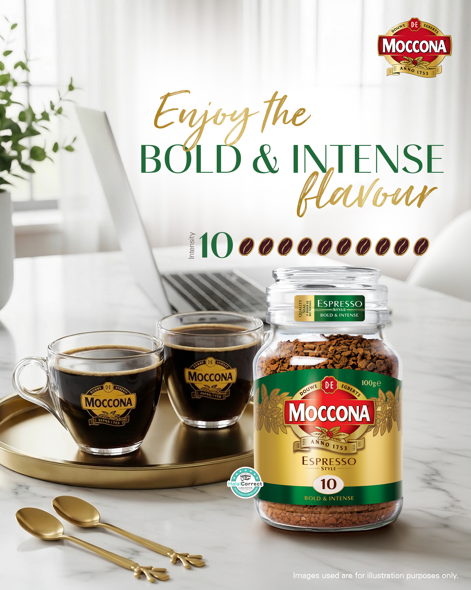 Moccona Malaysia Facebook ad: MOCCONA Espresso 10: Bold and intense-it's the go-to…