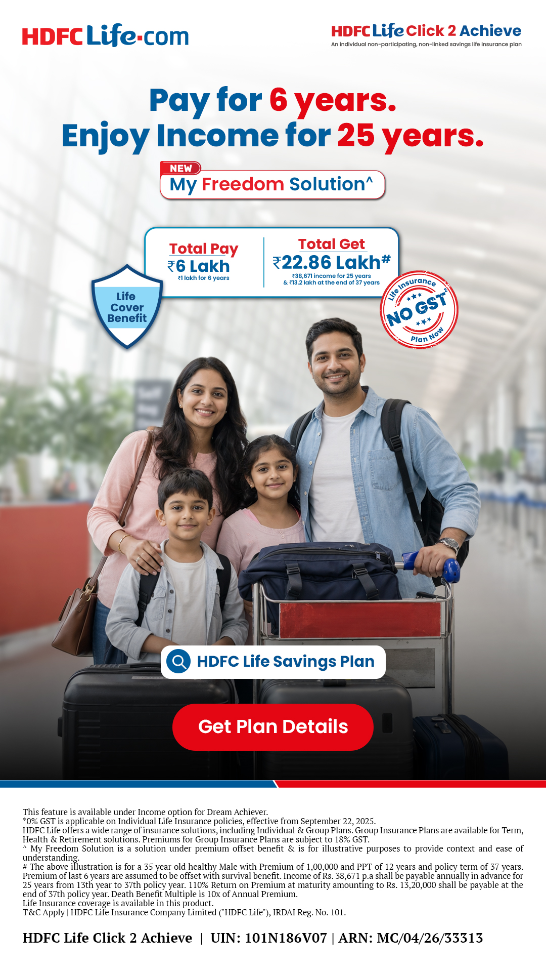 HDFC Life Facebook ad