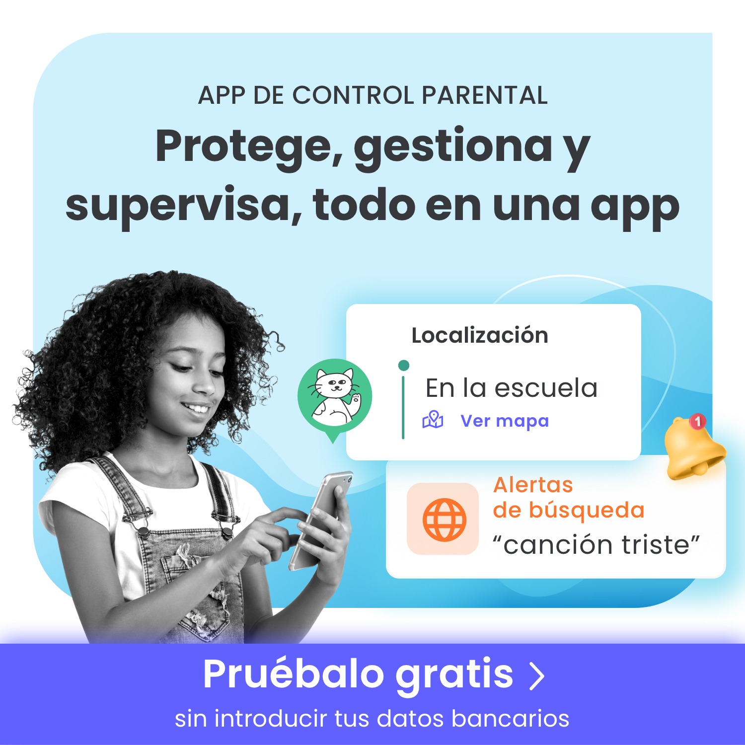 Qustodio Facebook ad
