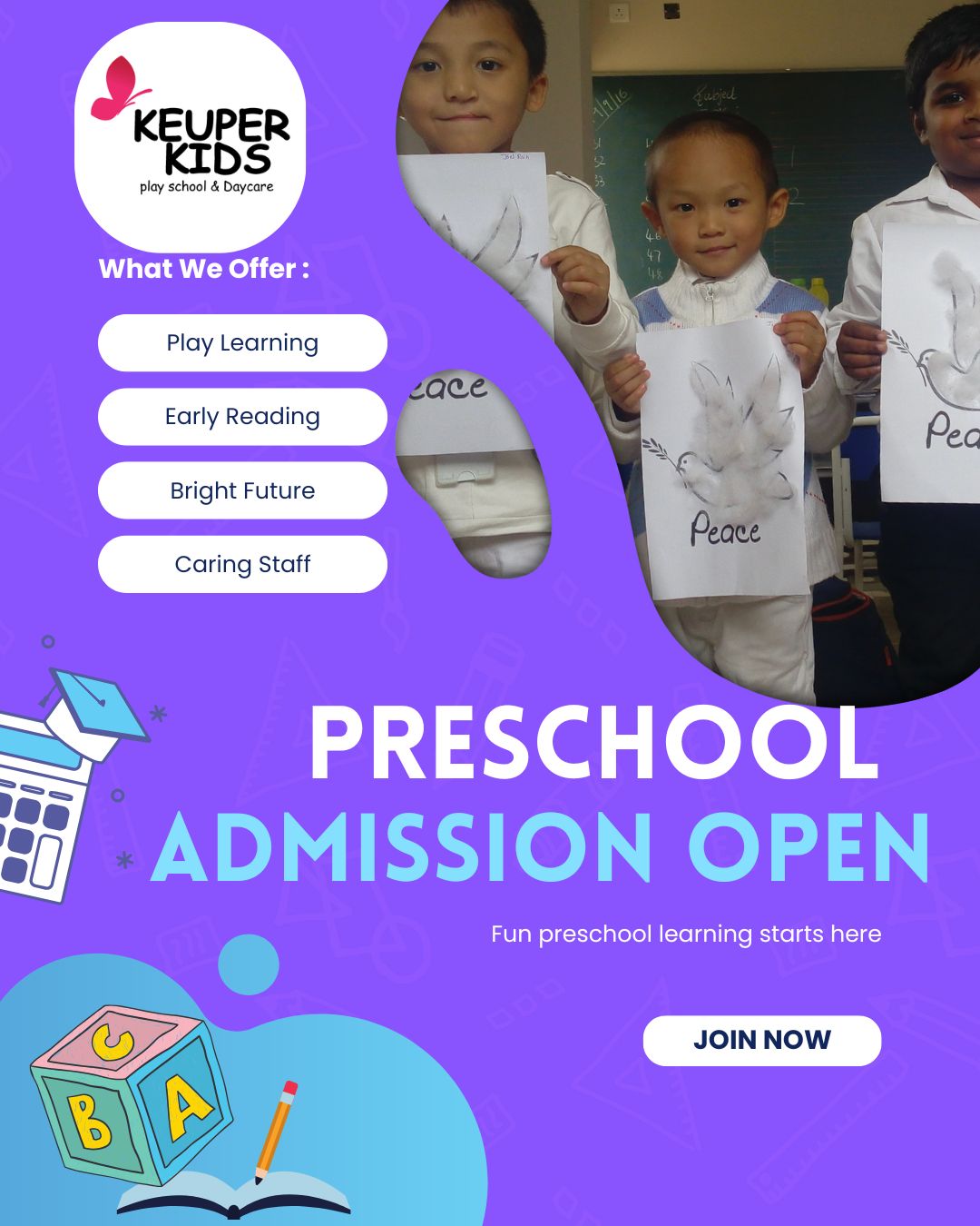 keuper_kids Facebook ad: Admission Open for 2026-27.