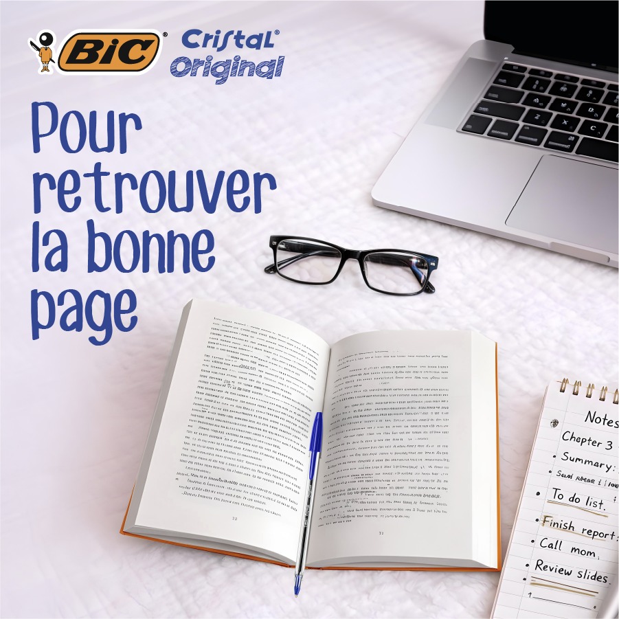BIC Afrique Facebook ad: Simple comme un marque-page, mais tellement utile: c’est…