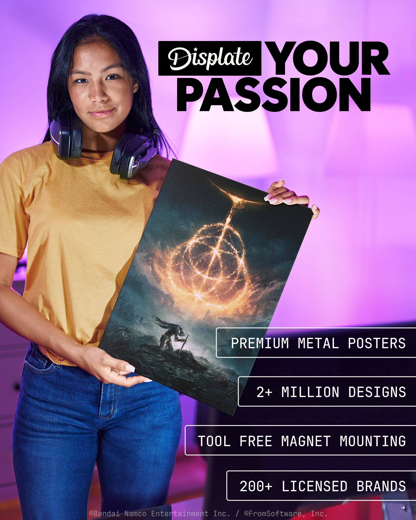 Displate Facebook ad