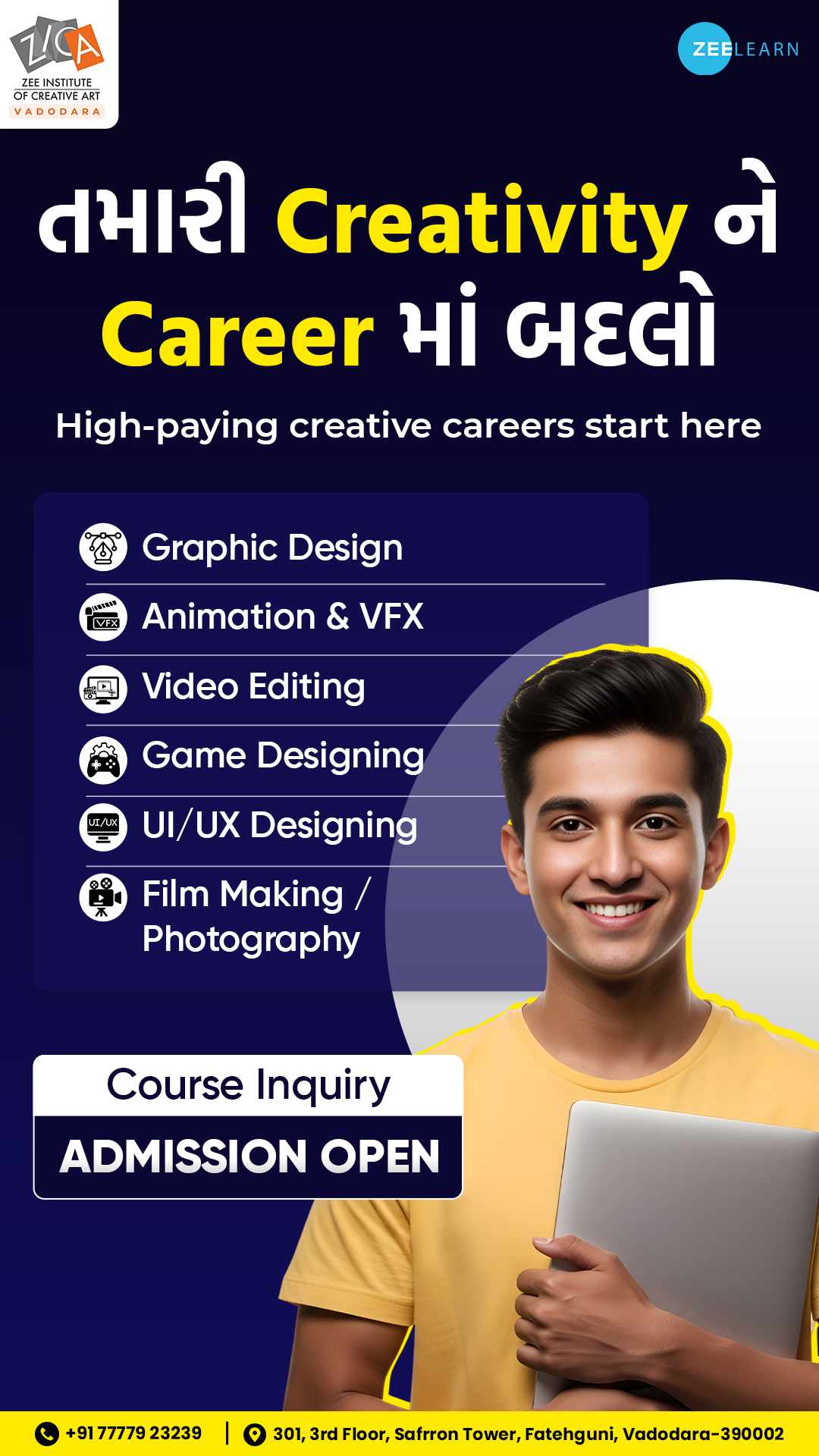 ZICA - Vadodara Facebook ad from Apr 23, 2026