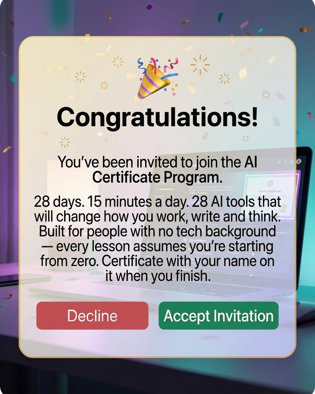 Coursiv Facebook ad