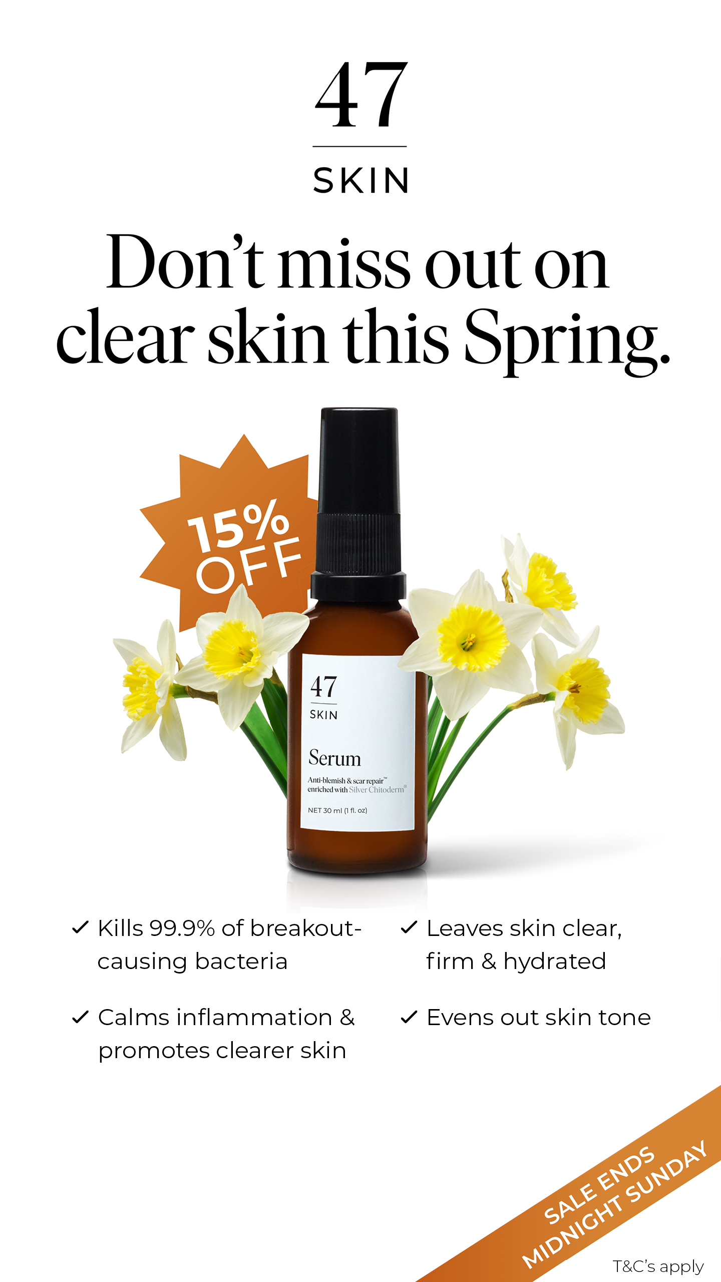 47Skin Facebook ad