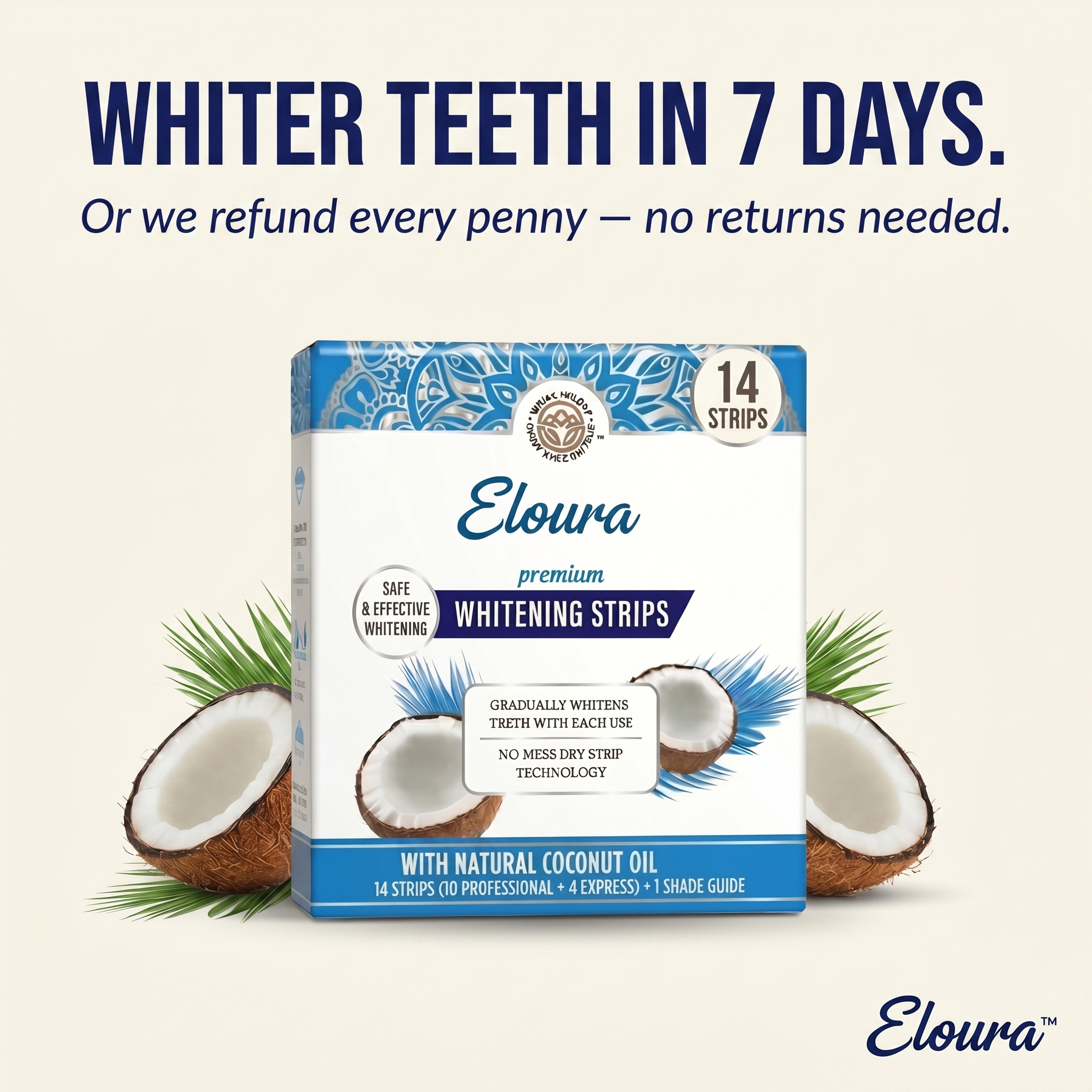 Eloura AU Facebook ad: Whiter Teeth Now