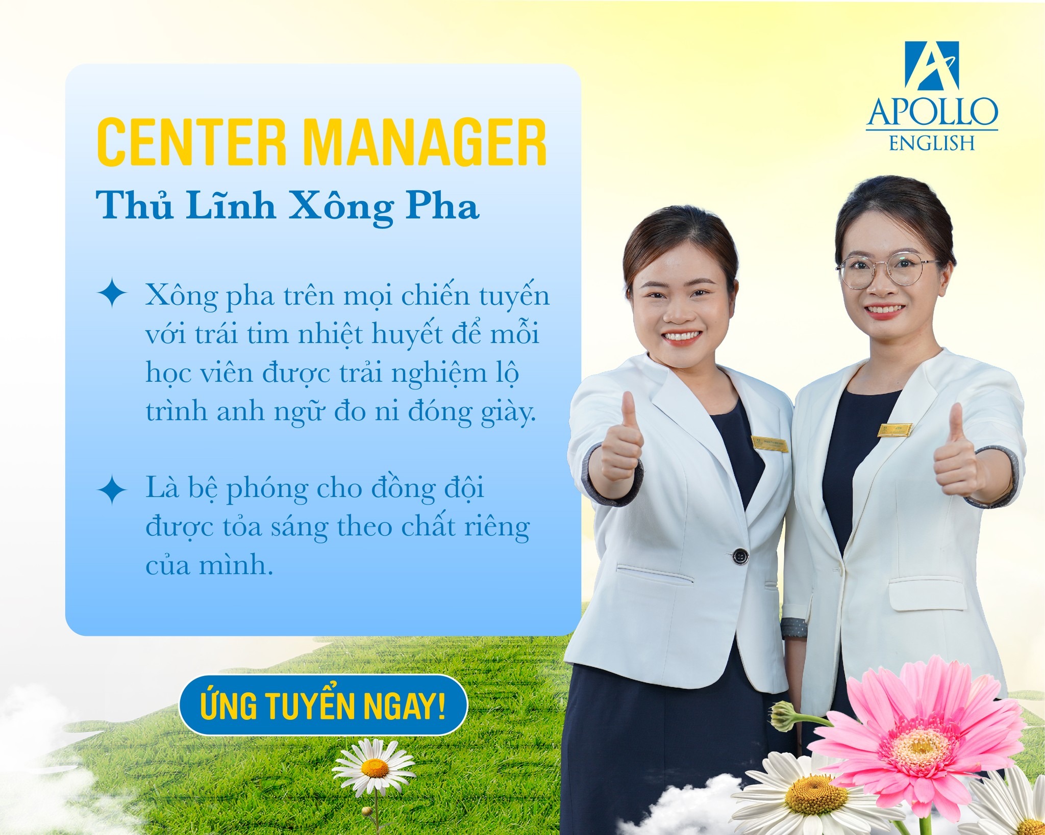 Apollo English Tuyển Dụng Facebook ad
