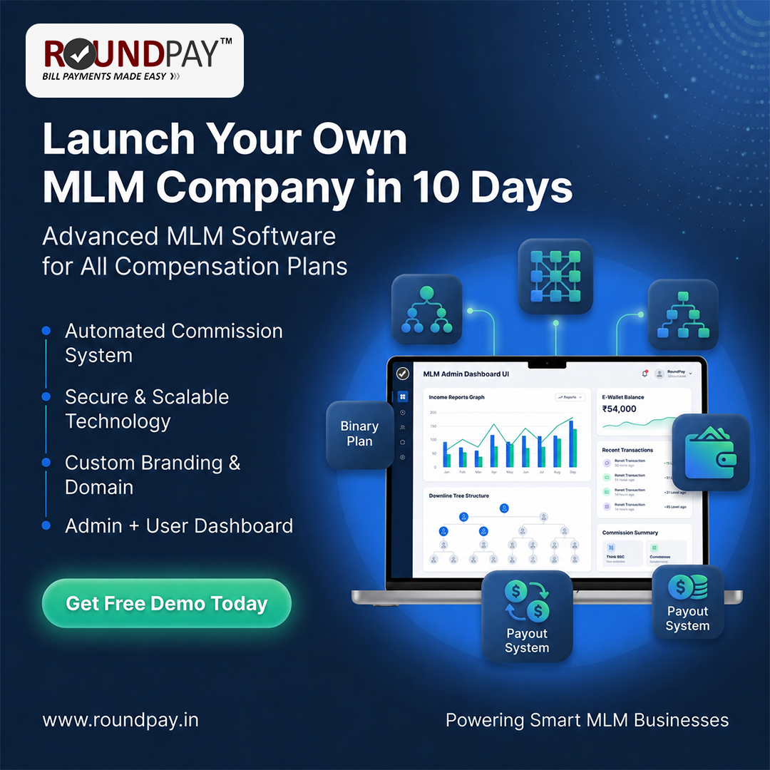 RoundPay Facebook ad: Launch Your Own MLM Business in 10 Days