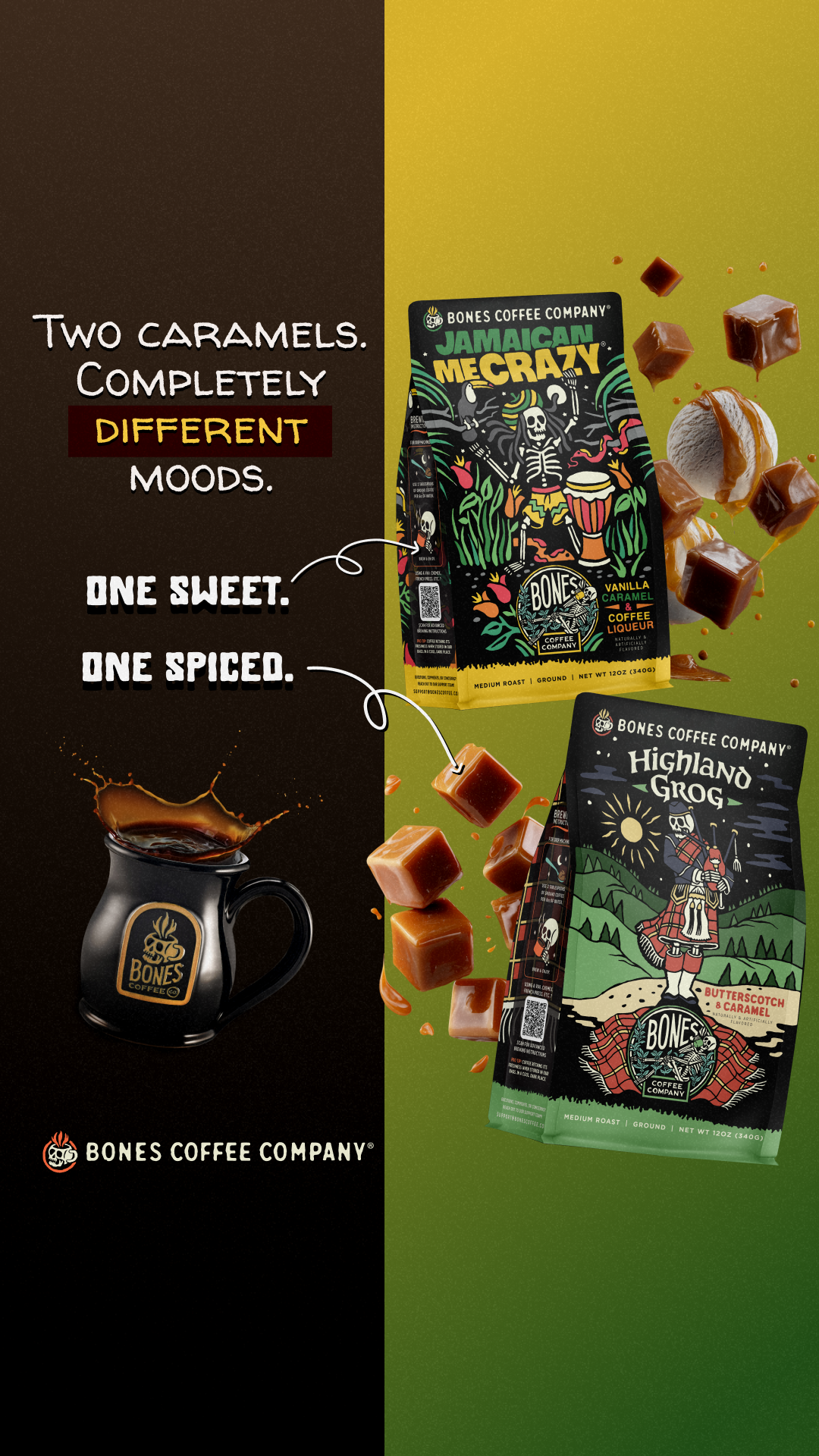Bones Coffee Company Facebook ad