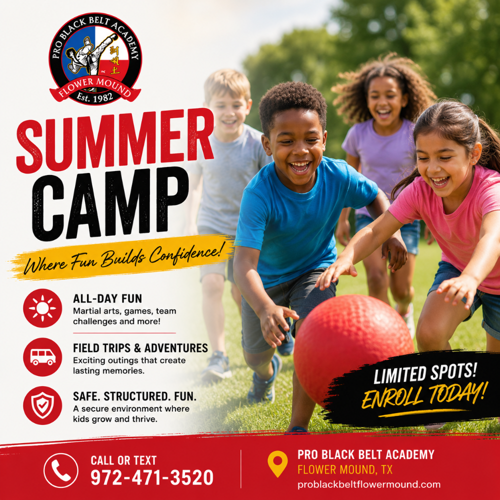 Professional Black Belt Academy - Flower Mound Facebook ad from Jun 10, 2026