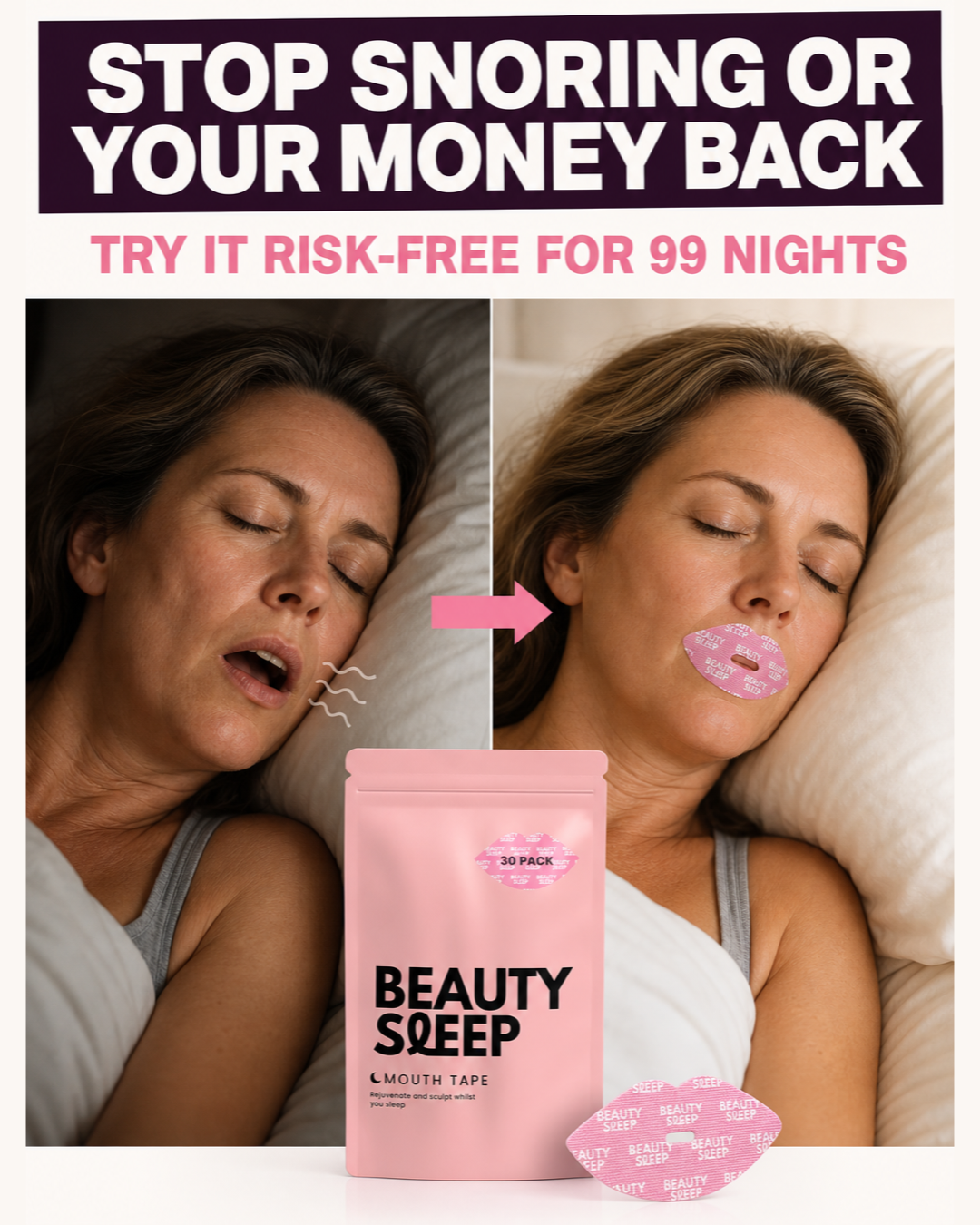 Beauty Sleep Facebook ad