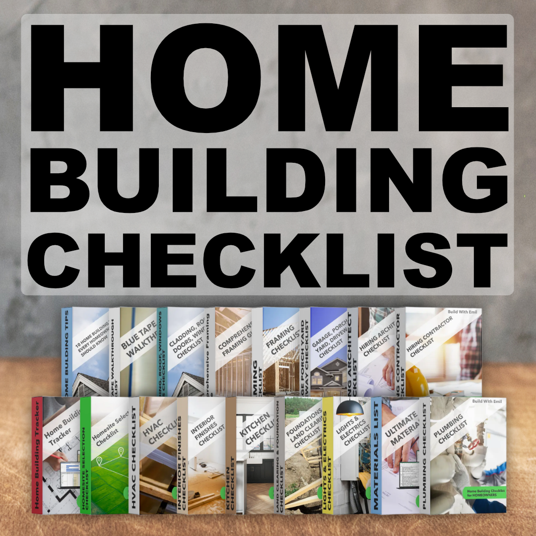 Buildwithemil Facebook ad: Home Building Checklist