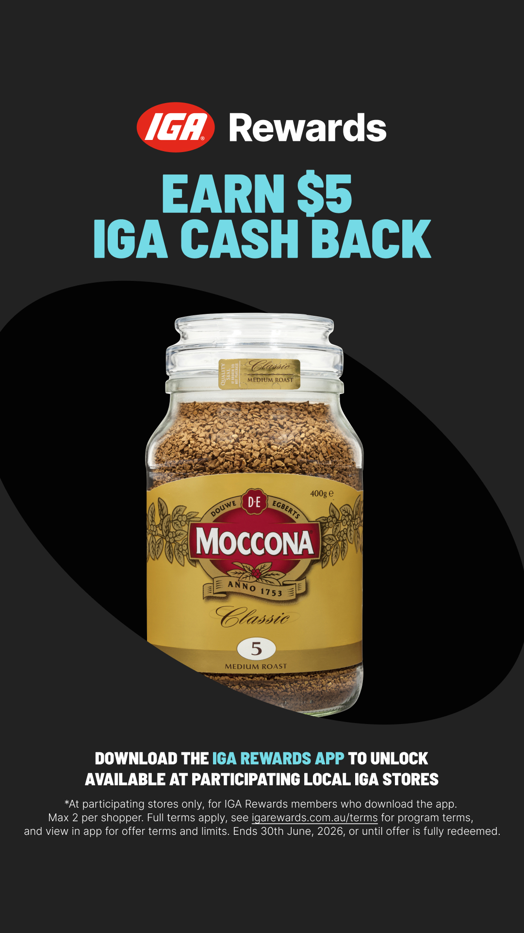 IGA Rewards Facebook ad