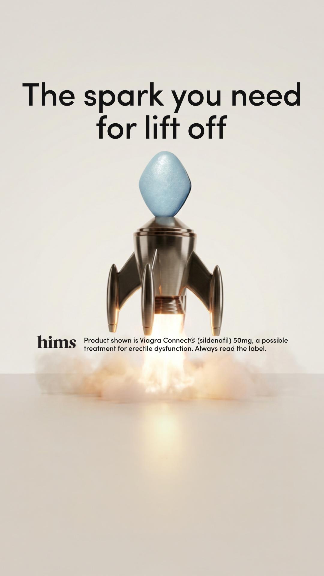 hims Facebook ad