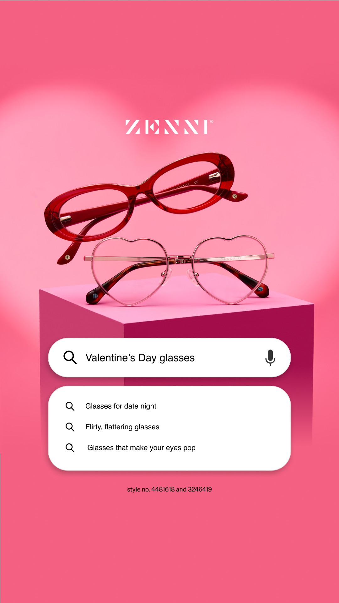 Zenni Optical Facebook ad