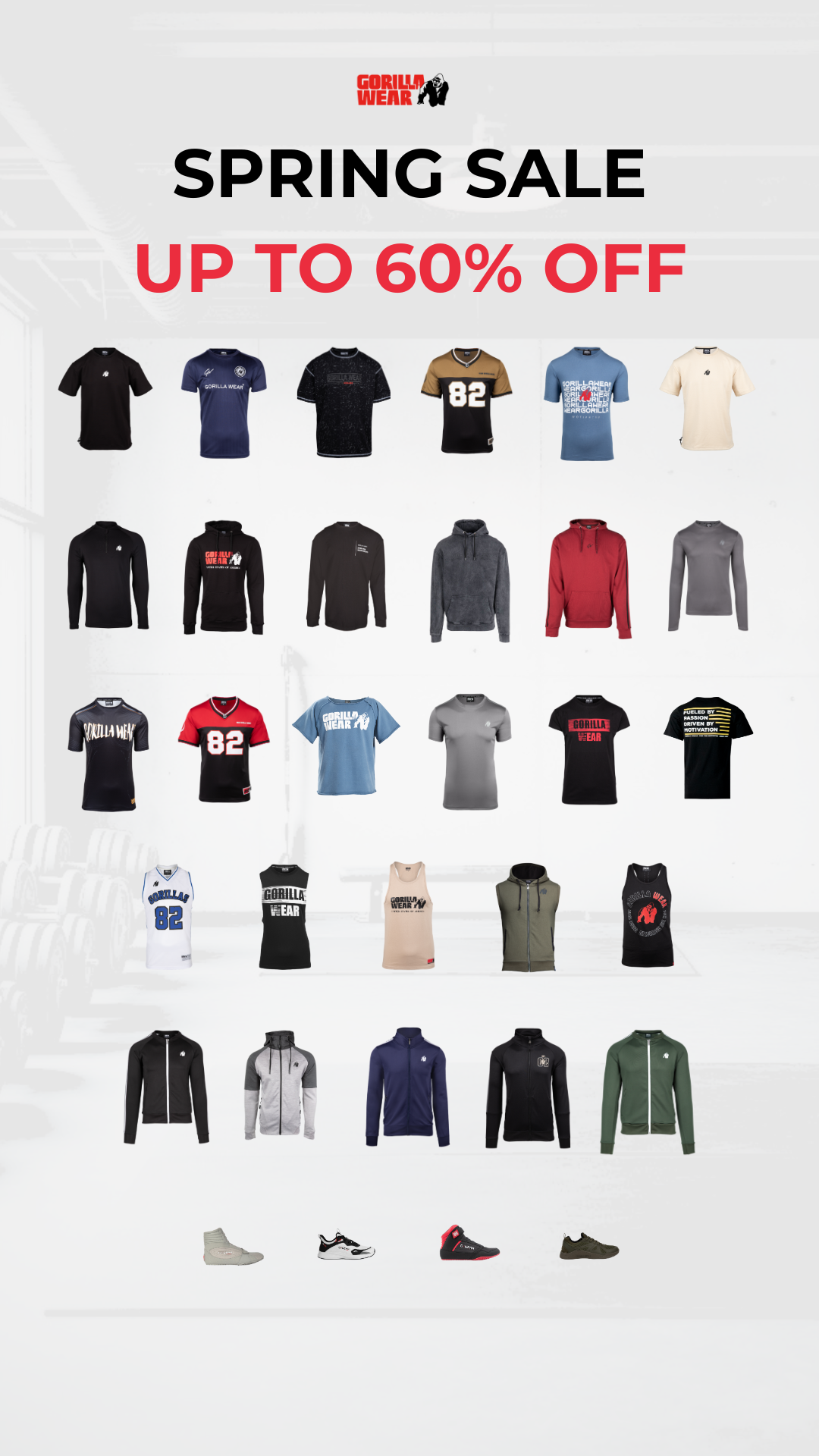Gorilla Wear Facebook ad