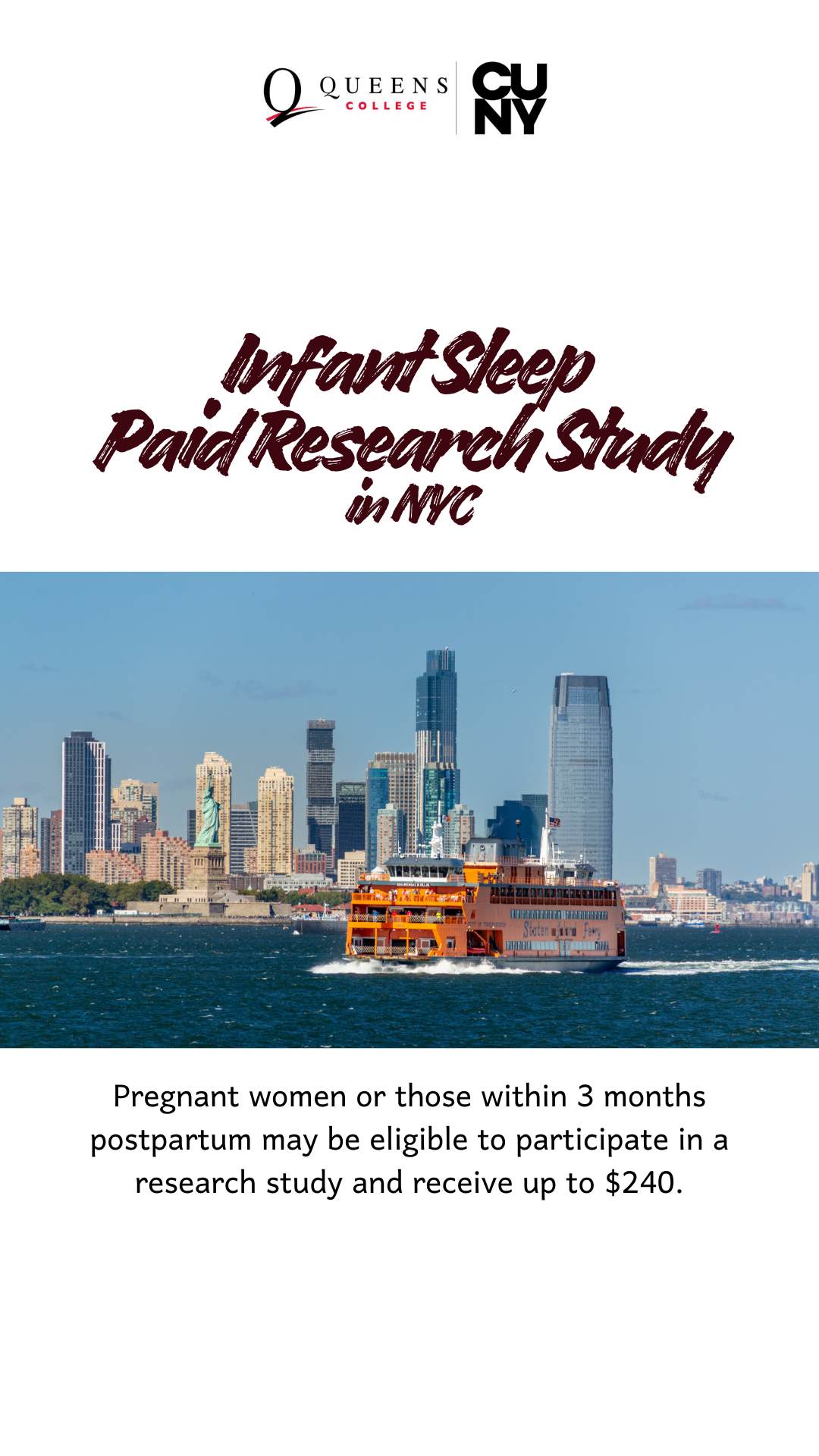BuildClinical New York Studies Facebook ad: Interested in this Infant Sleep study?
