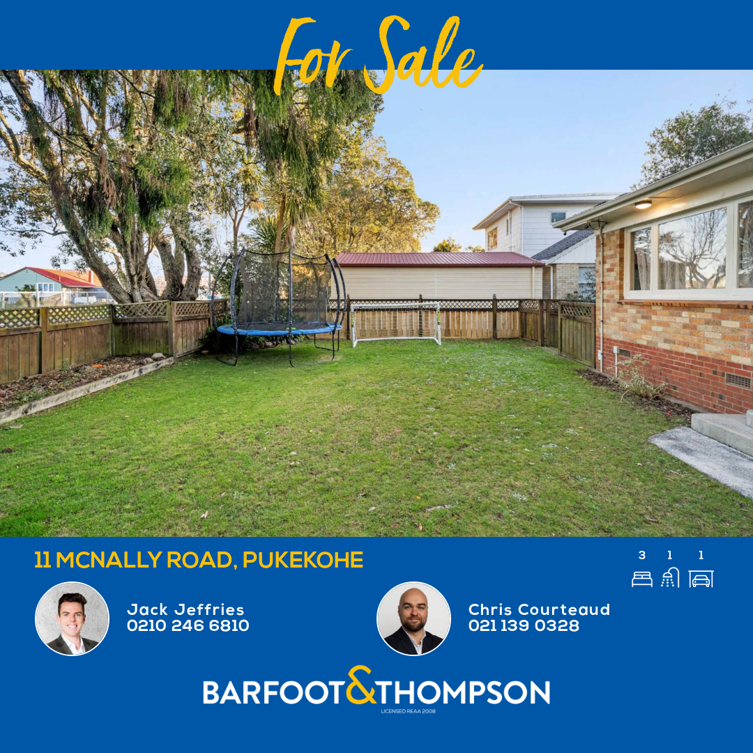 Chris Courteaud Real Estate Facebook ad: 11 McNally Road, Pukekohe