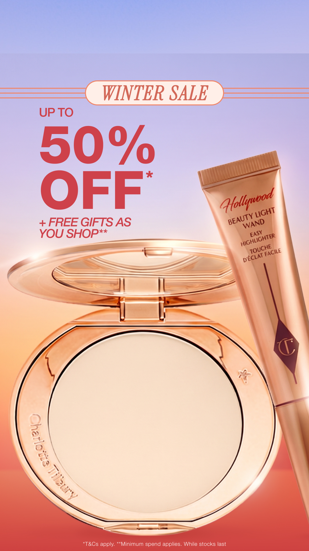 Charlotte Tilbury Facebook ad