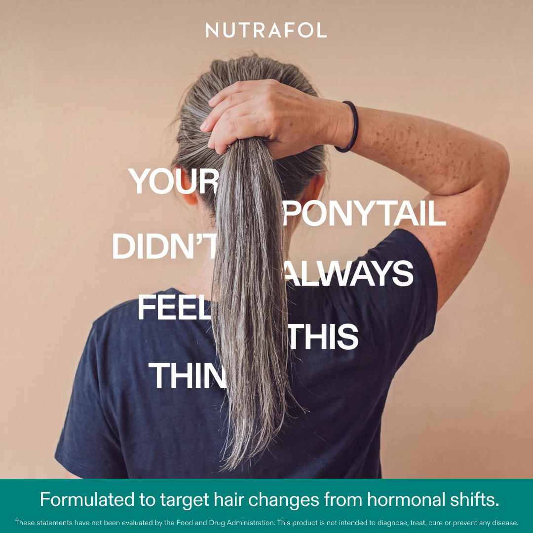 Nutrafol Facebook ad: Hair Changes With This Stage