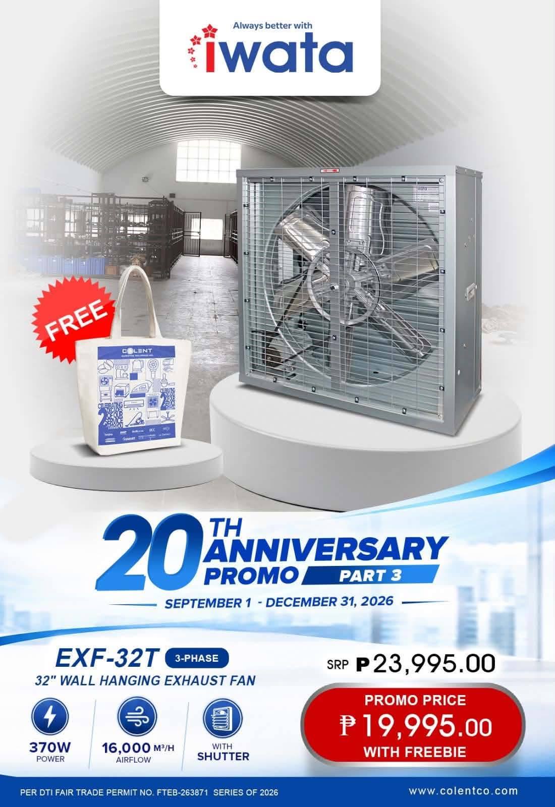 Colent Marketing Philippines Inc - JC Gorospe Facebook ad: 20TH ANNIVERSARY PROMO!